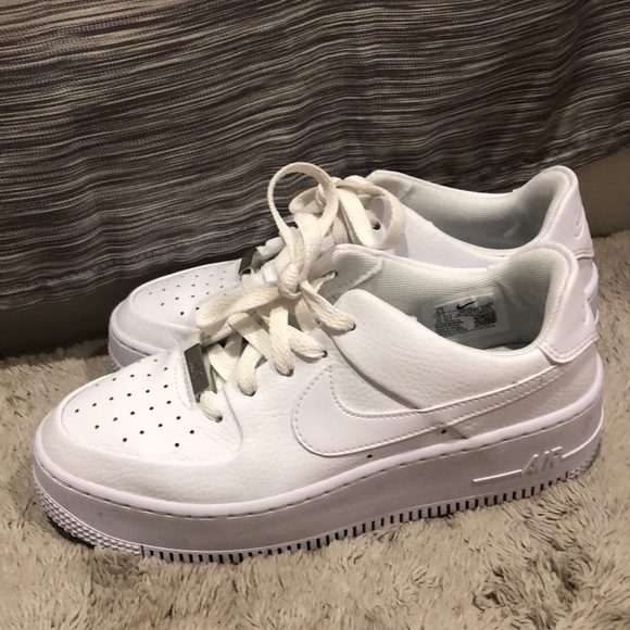 Nike Shoes - Nike Air Force 1 Sage Low ‘Triple White’ size 6.5 like new